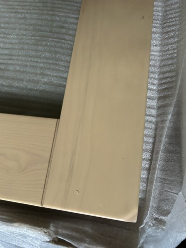 PUERTA COCINA CRISTAL - ABEDUL MACIZO 500 ANCHO X 720mm ALTO - Imagen 2 de 3