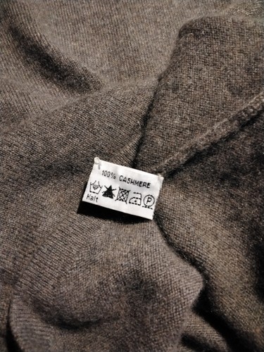 Braunmelliert Pullover 100% Kaschmir Peter Hahn Gr. 38/40? Maße - Bild 5 von 5