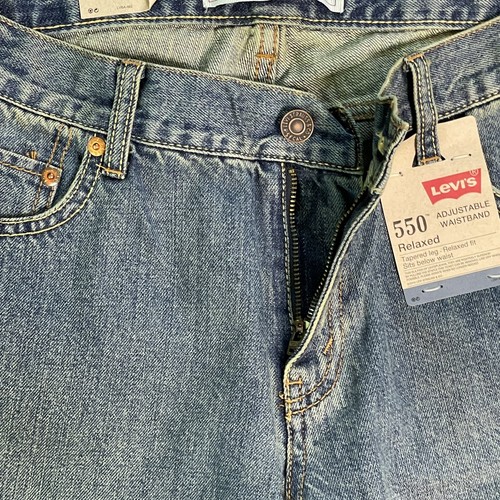 Levi's Jeans Boy 30 X 26 550 Relaxed Fit  Tapered Denim NWT Youth 10 Husky P1 - Picture 7 of 10