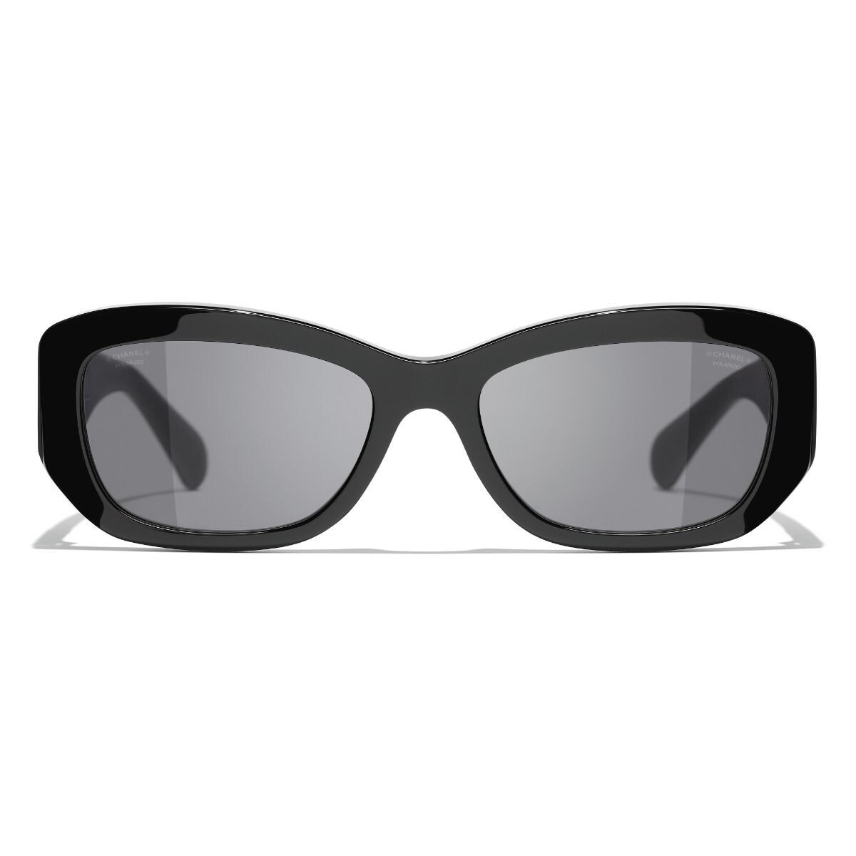 Chanel 5493-A C888T8 Women's Black/Grey Polarized Sunglasses