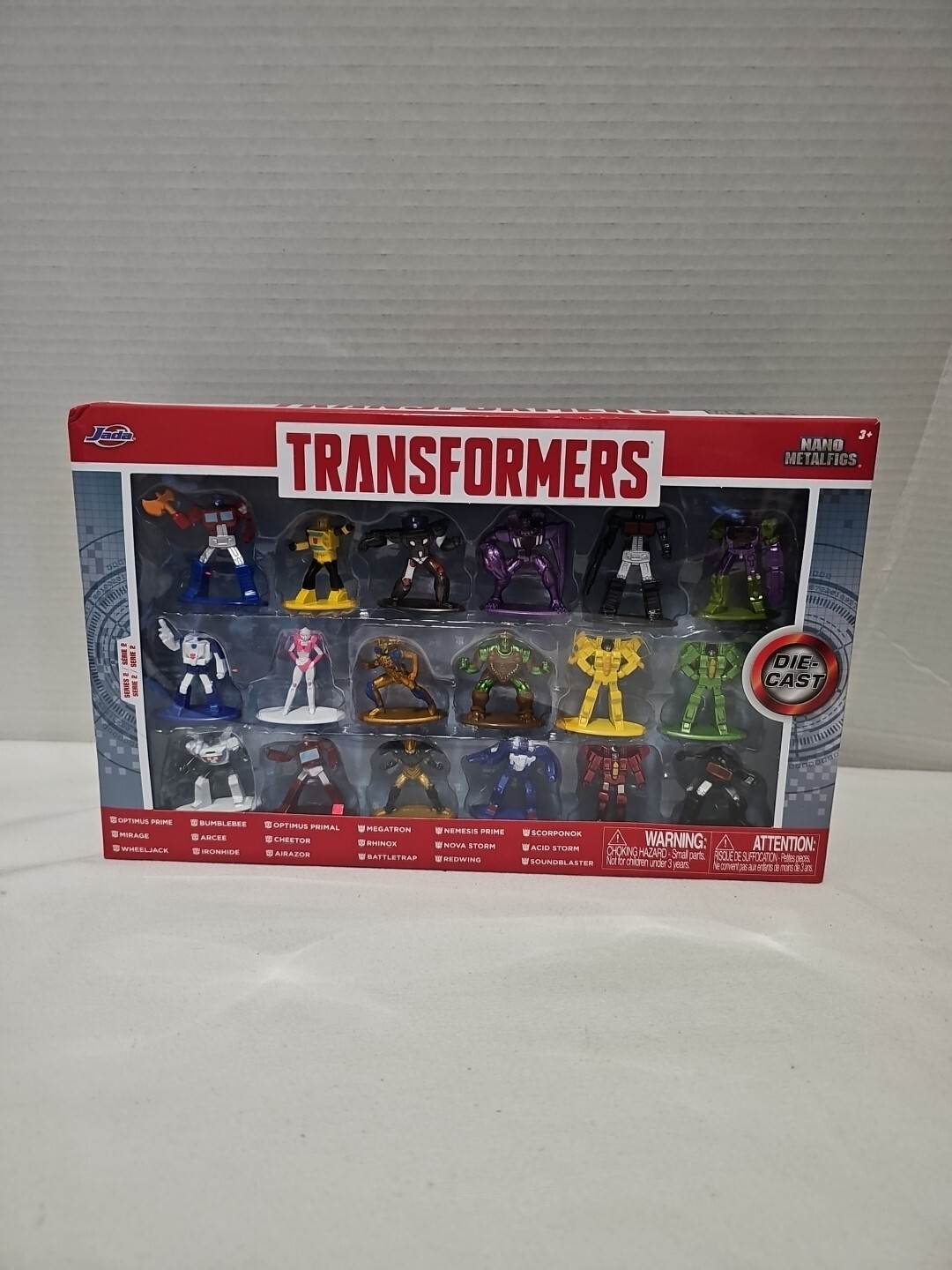 SEALED👉🏻TRANSFORMERS Nano Metalfigs Die-Cast Action Figures 1.65"~Pack Of 18