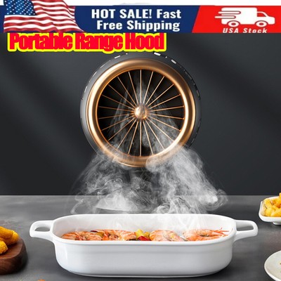 Desktop Portable Range Hood Low Noise Large Oil Collection Cup Detachable Filter