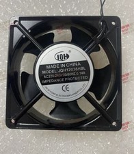 1 pc.  JQH Fan JQH12038HBL AC220-240V 12038 12CM 2 wire aluminum frame fan