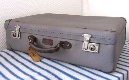 Stilvoll gestalteter Reise-Picknick-Koffer mit Accessoires 20er Jahre UNIKAT - Bild 10 von 11