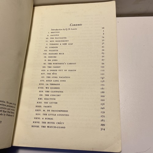 Villette Charlotte Brontë 1972 1st Ed harper colophon B44 - Picture 5 of 8