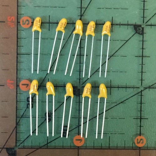 2.2uF 16v Sprague Radial Dip Tantalum Capacitor 199D225X0016A1 New 100pcs  - Picture 1 of 2