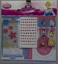 EK Success 12x12 Disney Princess Scrapbook Page Kit NIP