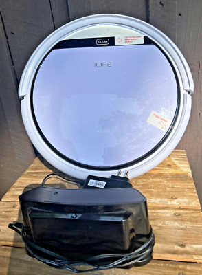 ILIFE V3s Pro Robotic Vacuum Cleaner - Works - Missing Brush Screw - No Remote 