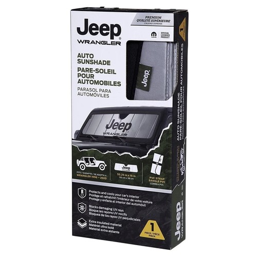 Brand New Front Windshield Grey Jeep Wrangler Sun Shade Custom Fit - Picture 4 of 5