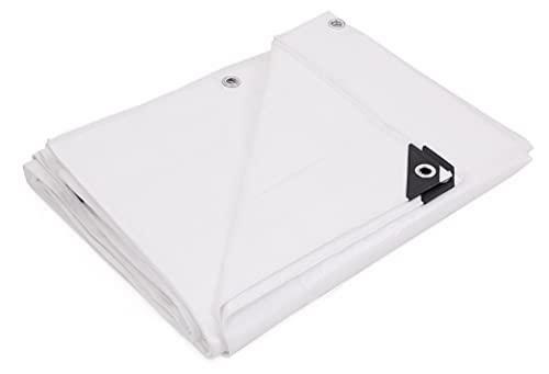 Kotap TRW-1212 Indoor/Outdoor Heavy-Duty 8-mil Poly Tarp, 12x12 ft, White - Bild 1 von 4