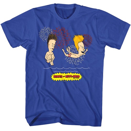 Beavis and Butthead Firework Patriots Herren T-Shirt - Bild 3 von 3