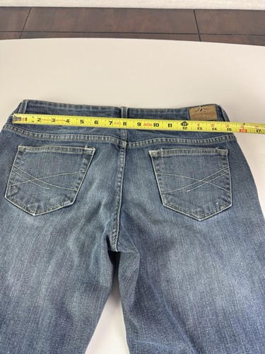 Aeropostale Jeans Juniors Größe 9/10 Hailey Flare breite Beine Stretch Distressed - Bild 8 von 11