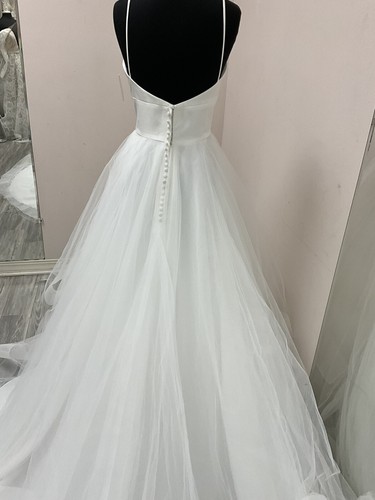 Mori Lee Delta A-line Layered Tulle Wedding Dress sz 10 NWT!! SKU73789 - Picture 6 of 7