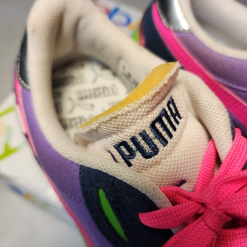 Zapatillas bajas Puma Future Rider Play On para mujer talla 8,5 rosa púrpura 373791-04 - Imagen 12 de 18