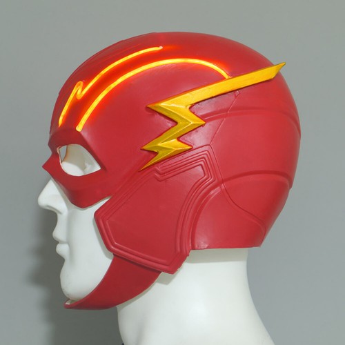 Cosplay The Flash Movie Barry Allen Led Helmet Superhero Halloween Masks Props - Picture 5 of 12