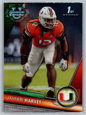 Jahfari Harvey 2023 Bowman Chrome U University 1st #25 Miami Hurricanes