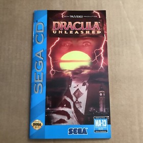 Dracula Unleashed Sega CD 1993 Complete  Both CDs are Mint Condition **read
