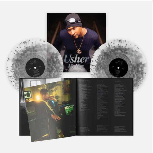Usher - My Way 2LP VMP 25th Anniversary (180g Cloudy Silver Vinyl) w/ Seam Split - Picture 1 of 14