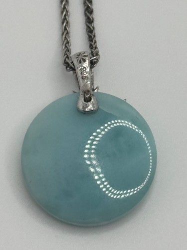 Marahlago Sterling Silver Larimar Star Design Pendant Necklace - Picture 8 of 12