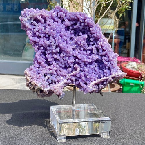 7.6LB Grape Agate Specimen,Metaphysical,Quartz Crystal,Unique - Picture 16 of 19