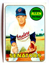Bernie Allen #27 Topps 1969 Baseball Card (Washington Senators) *VG