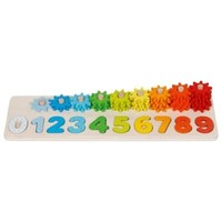 Steckspiel Mit ZahnräDern Lernspiel ZäHlen Lernen Motorik Spielzeug