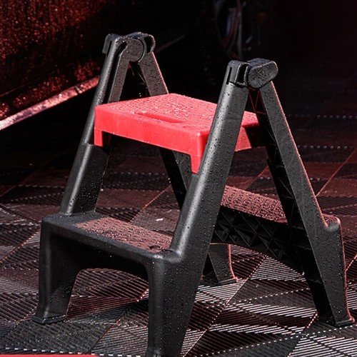 Car Washing Stool Two Step Stool Folding Ladder Chair Thickening Anti-skid High - Picture 5 of 6