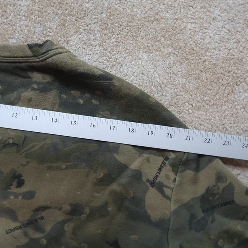 Project Rock Under armour Crew Neck Sweater Men's xs Green Pullover camouflage - Picture 9 of 10