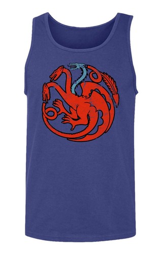 Shirt Of Thrones Targaryen Sigil Men's Tank Top - Picture 3 of 4