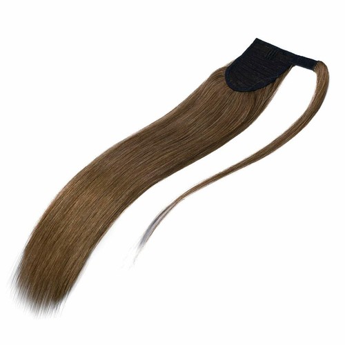 100% Real Remy Human Hair Wrap Around Ponytail Extensions With Clip in Hairpiece - Picture 45 of 81