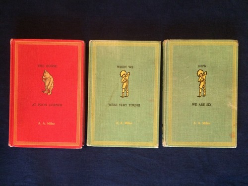 AA Milne Lot 3 House At Pooh Corner-When We Were Very Young-Now We Are Six-1961 - Picture 1 of 12