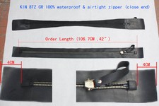 42" 106.7CM drysuit diving suit zipper, waterproof zipper, airtight zipper