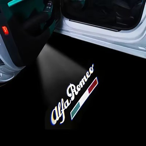 Alfa Romeo Welcome Door Lights Giulietta Mito Giulia Stelvio Brera 147 156 2PCS - Foto 15 di 16