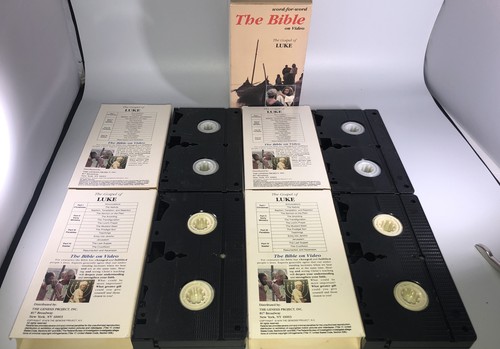 The Bible On Video Word for Word 4 VHS Tape The Gospel of Luke - Picture 8 of 12