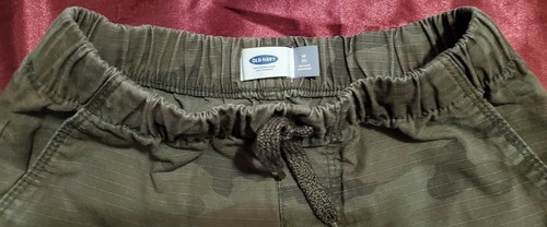 Boys Old Navy Camo Shorts Size 8 Pull On Drawstring Cargo  - Bild 3 von 7