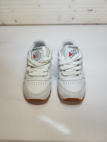 Reebok - Classic Leather Athletic Shoes - White / Gum VGUC - Picture 6 of 10