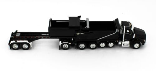 2022 DCP 1:64 *BLACK* Kenworth T880 Rogue Dump Truck & Transfer Dump Trailer NIB - Picture 4 of 6