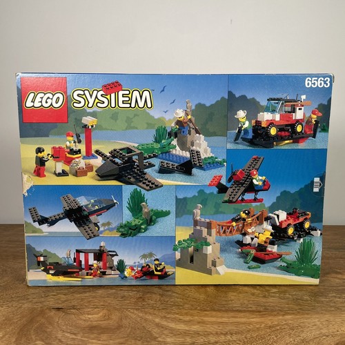 Juego de caja manual vintage años 90 Lego System 1996 Gator Landing 6563 99% completo - Imagen 21 de 24
