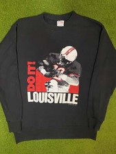 90s Louisville Cardinals - Vintage College Football Sweatshirt Large