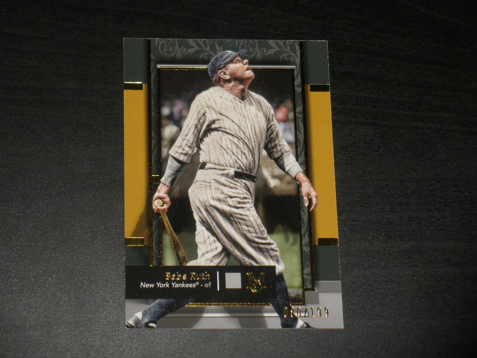 2024 Topps Museum Collection Gold #29 Babe Ruth 080/199