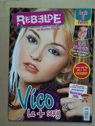 RBD REBELDE Revista Oficial Nº15 VICO ANGELIQUE BOYER 2006 revista oficial #15 - Imagen 9 de 9