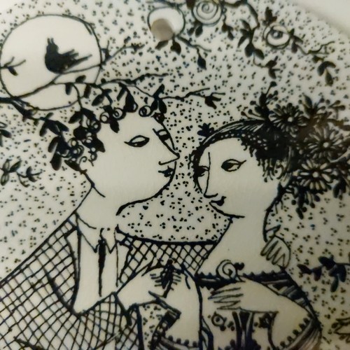 Bjorn Wiinblad Wall Plaque May Harmoni - Nymolle Denmark Ceramic Months Of Love - Picture 5 of 17
