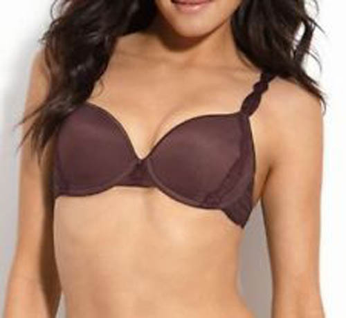 NWT plum Chantelle underwire padded bra 32DD 3656 - Picture 1 of 1