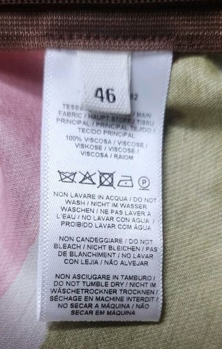 Maliparmi M.U.S.T. Blouse MEDIUM Colorful Viscose TOP Italy - Picture 6 of 8