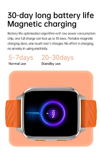 Fw12 Android Smart Watch 1.85 Inch Bluetooth Call Fitness Tracker Smartwatch - Bild 5 von 24