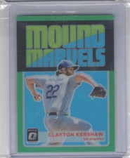 2018 Donruss Optic Mound Marvels Green #1 Clayton Kershaw /5 - NM-MT