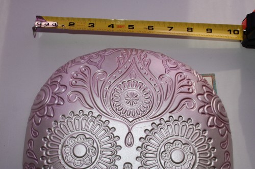 SUGAR SKULL Turkish GLASS Plate Serving Platter 12"x 10" New with Tag. - Picture 5 of 8