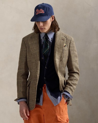 Chaqueta Polo Ralph Lauren Italiana Tussah Seda + Lino £1299 Talla 42R/52R RL67 XL - Imagen 14 de 18