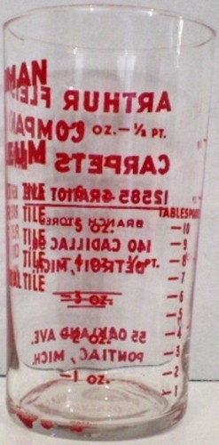 Vaso medidor publicitario Arthur Fleischman Company - Imagen 2 de 2