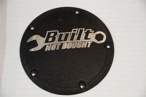 Built OEM Black Primary Clutch Derby Cover - 99-17 Harley Twin Cam 60769-06 - Picture 1 of 3